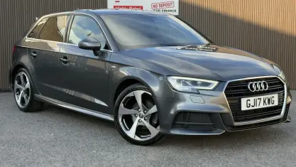 Used Audi A3 Sportback S-Line 150 HP (110 kW) 2017 Grey Hatchback