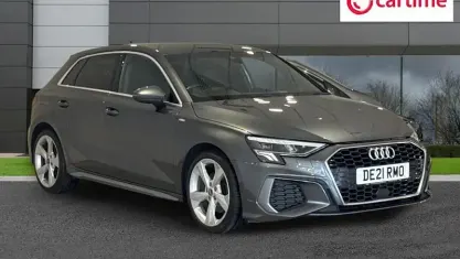 Used Audi A3 Sportback S-Line 110 HP (80 kW) 2021 Grey Hatchback