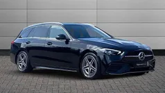 Black Used 2023 Mercedes C300e AMG line Estate | £32,490 (Fair price)