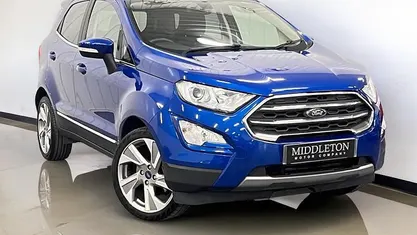 Used Ford Ecosport Titanium 125 HP (91 kW) 2019 Blue SUV