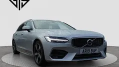 Bright silver Used 2019 Volvo V90 R-Design Estate | £16,495 (Fair price)