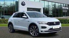 White silver Used 2022 VW T-Roc R-line SUV | £21,694 (Fair price)