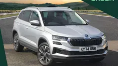 Brilliant silver metallic Used 2024 Skoda Karoq SE L SUV | £22,995 (Fair price)