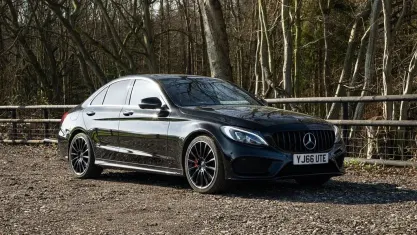 Used Mercedes C250 AMG Line Premium Plus 204 HP (150 kW) 2016 Black Sedan
