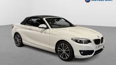 White Used 2021 BMW 218 Sport Line Cabriolet | £16,999 (Fair price)