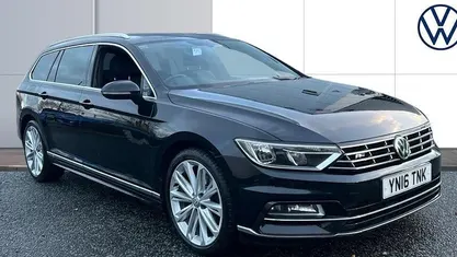 Black Used 2016 VW Passat R-line Estate | £15,918 (Expensive)