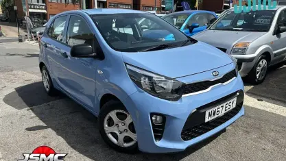 Used Kia Picanto 67 HP (49 kW) 2018 Blue Hatchback