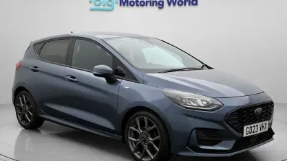 Used Ford Fiesta ST-Line 101 HP (74 kW) 2022 Blue Hatchback