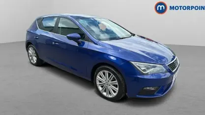 Used Seat Leon XCELLENCE 125 HP (91 kW) 2016 Blue Hatchback