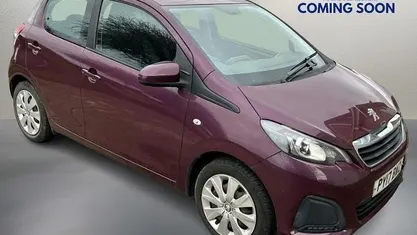 Used Peugeot 108 Active 68 HP (50 kW) 2017 Purple Hatchback