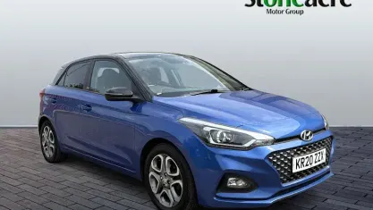 Used Hyundai i20 84 HP (61 kW) 2020 Blue Hatchback