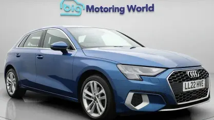 Used Audi A3 Sportback Sport 110 HP (80 kW) 2022 Blue Hatchback