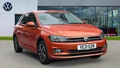 Energetic orange metallic Used 2021 VW Polo Match Hatchback | £13,318 (Fair price)