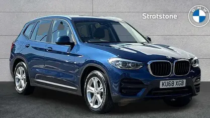 Used BMW X3 190 HP (139 kW) 2018 Blue SUV
