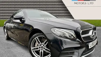 Used Mercedes E350 AMG line 313 HP (230 kW) 2019 Black Coupe