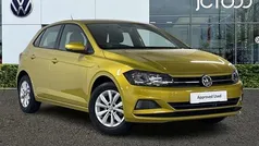 Yellow Used 2018 VW Polo SE Hatchback | £13,406 (Fair price)
