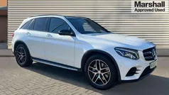 White Used 2016 Mercedes GLC250 AMG line SUV | £18,904 (Fair price)