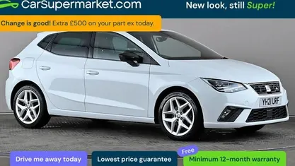 Used Seat Ibiza FR 110 HP (80 kW) 2021 White Hatchback