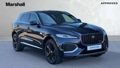Metallic portofino blue Used 2021 Jaguar F-Pace R-Dynamic SUV | £30,565 (Fair price)