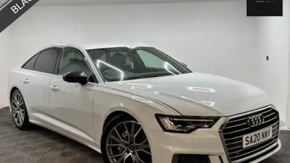 Used Audi A6 Black Edition 204 HP (150 kW) 2020 White Sedan