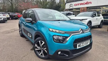 Used Citroën C3 PureTech 110 HP (80 kW) 2023 Blue Hatchback