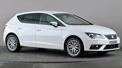 Gebraucht Seat Leon SE Dynamic 116 PS (85 kW) 2020 Weiß Kleinwagen
