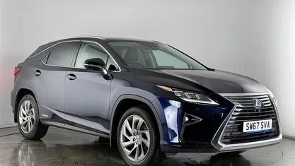 Used Lexus RX450h 313 HP (230 kW) 2018 Blue SUV