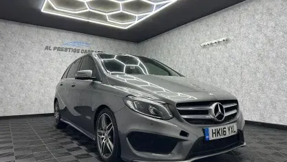Used Mercedes B200 AMG line 136 HP (100 kW) 2016 Grey Hatchback