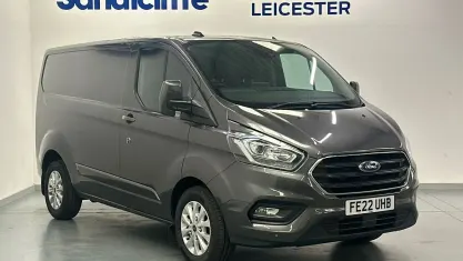 Begagnad Ford Transit Custom Limited 131 HK (96 kW) 2022 Grå Van