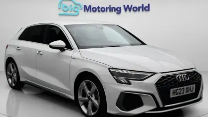 Used Audi A3 Sportback S-Line 150 HP (110 kW) 2023 White Hatchback