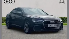 Black Used 2022 Audi A6 S-Line Sedan | £25,237 (Fair price)