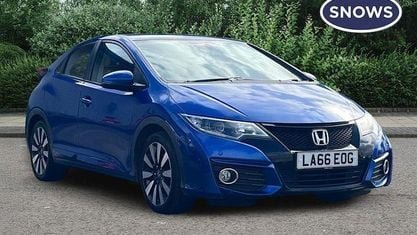 Używany Honda Civic SE Plus 141 KM (103 kW) 2016 Niebieski Hatchback