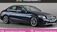 Blue Used 2019 Mercedes C200 AMG Line Premium Sedan | £17,497 (Fair price)