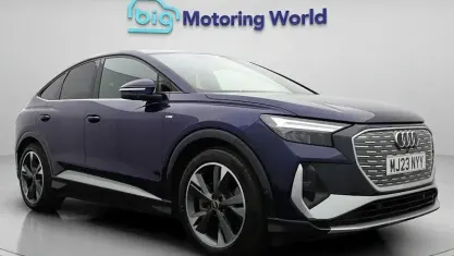 Used Audi Q4 Sportback e-tron S-Line 150 kW (204 HP) 2023 Blue SUV