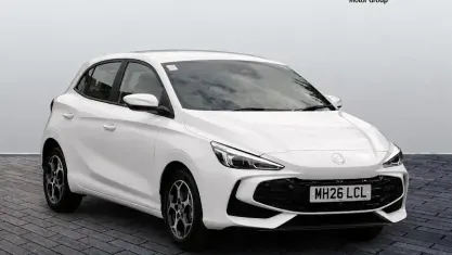 New MG MG3 SE 116 HP (85 kW) 2026 White Hatchback
