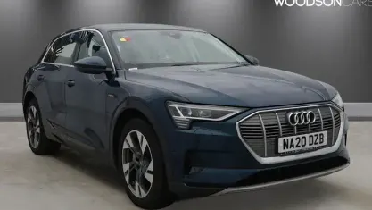 Used Audi e-tron Design 300 kW (408 HP) 2020 Blue SUV