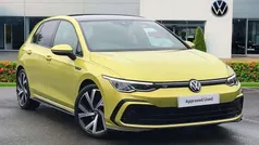 Yellow Used 2021 VW Golf VIII R-line Hatchback | £21,699 (Fair price)