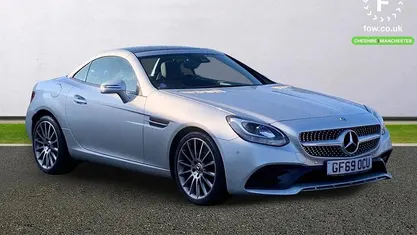 Used Mercedes SLC300 AMG line 245 HP (180 kW) 2019 Silver Cabriolet