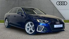 Blue Used 2022 Audi A4 S-Line Sedan | £23,495 (Fair price)