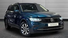 Blue Used 2021 VW Tiguan Active SUV | £22,449 (Fair price)