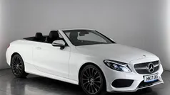White Used 2017 Mercedes C220 AMG line Cabriolet | £15,750 (Fair price)