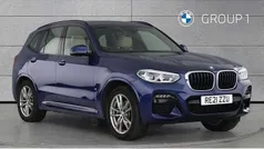 Blue Used 2021 BMW X3 M Sport SUV | £32,795 (Fair price)