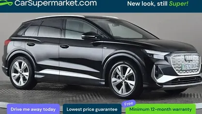 Used Audi Q4 e-tron S-Line 150 kW (204 HP) 2022 Black SUV
