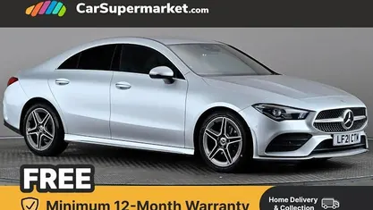 Used Mercedes CLA180 AMG Line Premium 136 HP (100 kW) 2021 Silver Sedan