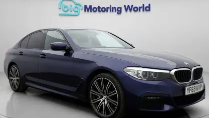 Used BMW 530e M Sport 252 HP (185 kW) 2019 Blue Sedan