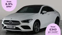 White Used 2022 Mercedes CLA250e AMG line Sedan | £24,393 (Fair price)