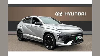 Gebraucht Hyundai Kona N Line 160 kW (218 PS) 2024 Silber SUV
