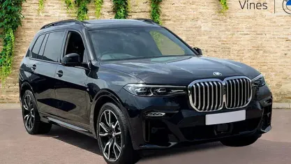Used BMW X7 M Sport 340 HP (250 kW) 2021 Black SUV