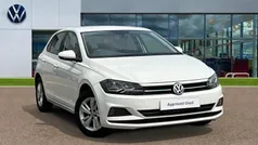 Pure white Used 2018 VW Polo SE Hatchback | £11,895 (Fair price)