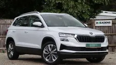 Moon white metallic Used 2024 Skoda Karoq SE L SUV | £24,295 (Good price)